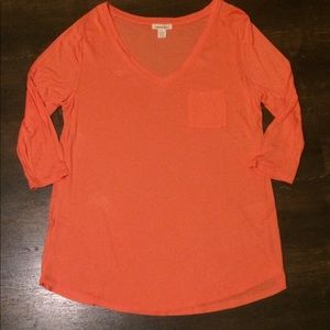 3/4 length sleeve tunic style blouse. XL